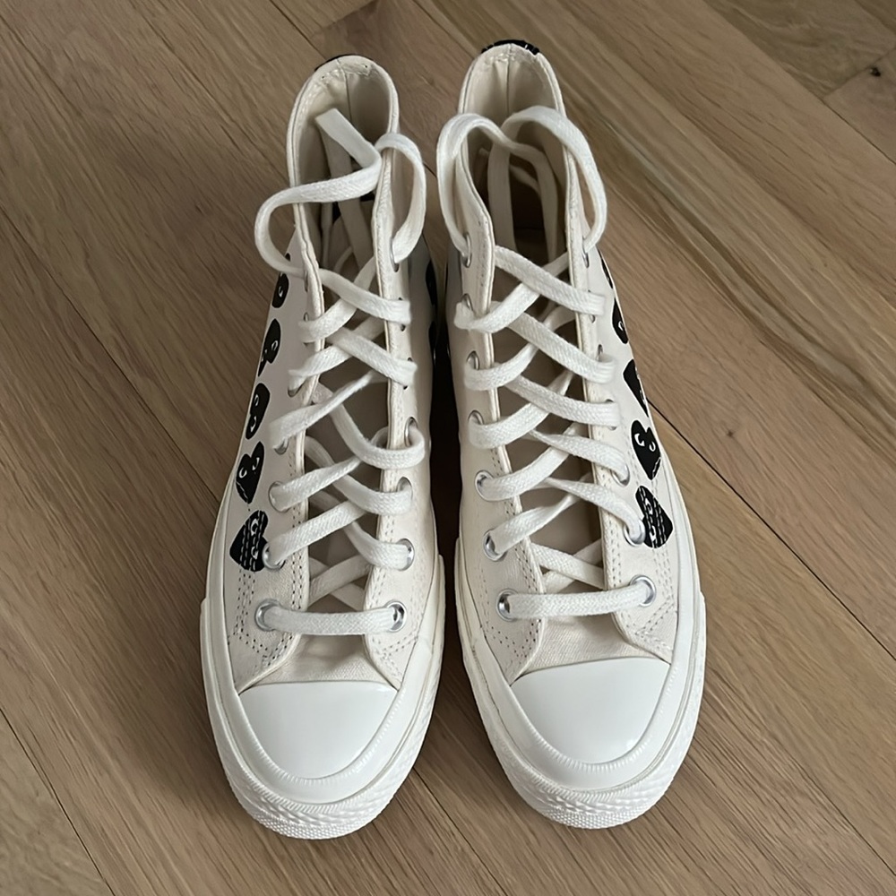 New & Never Worn - CONVERSE X COMME DES GARCONS PLAY ALL STAR CHUCK - Picture 4 of 7